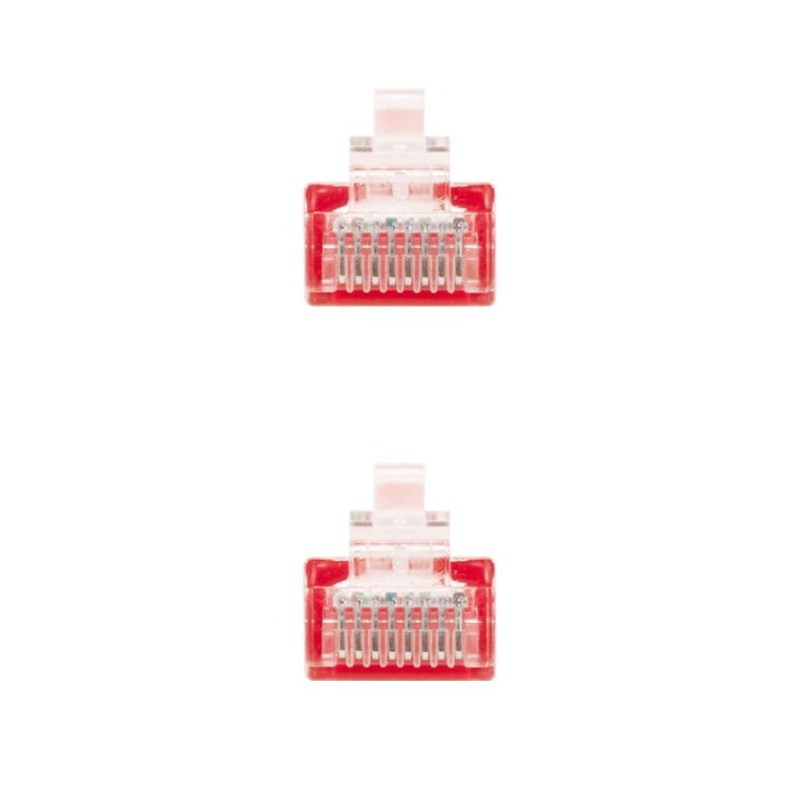 Nanocable Cable de Red RJ-45 UTP AWG24 Cat.6 1m Rojo
