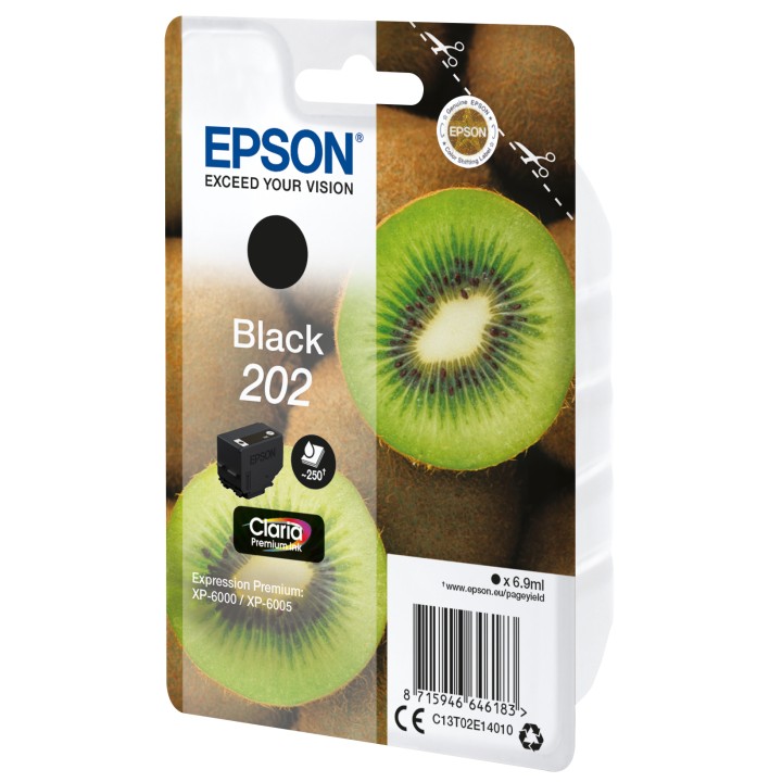 Tinta Epson 202 T02E1 Negro 6.9ml (C13T02E14010)