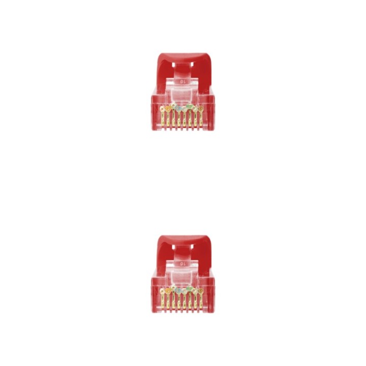 Nanocable Cable de Red RJ45 LSZH Cat.6A UTP AWG24 2m Rojo