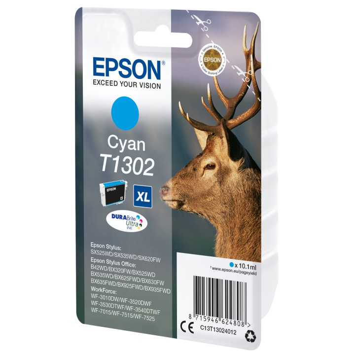 Tinta Epson T1302 Cian 10.1ml 765 pág (C13T13024012)
