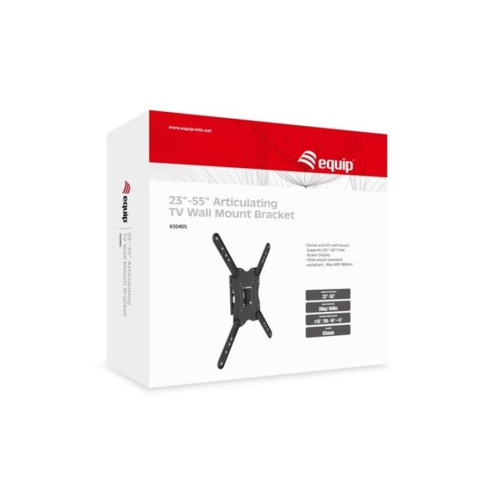 Equip Soporte De Pared Para Pantalla Tv 13" - 55" Inclinable Max 30Kg