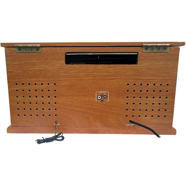 Sunstech PXRC52CD Tocadiscos Bluetooth Madera