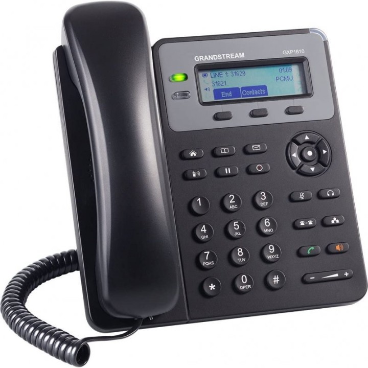 GrandStream GXP1610 Teléfono VoIP Negro