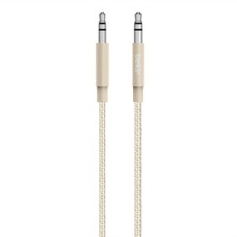 Belkin Mixit Cable Audio Minijack 3.5mm Dorado