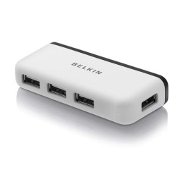 Belkin Hub Portátil USB 2.0 a 4x USB Blanco