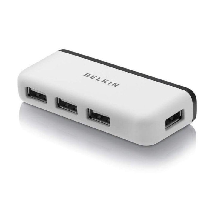 Belkin Hub Portátil USB 2.0 a 4x USB Blanco