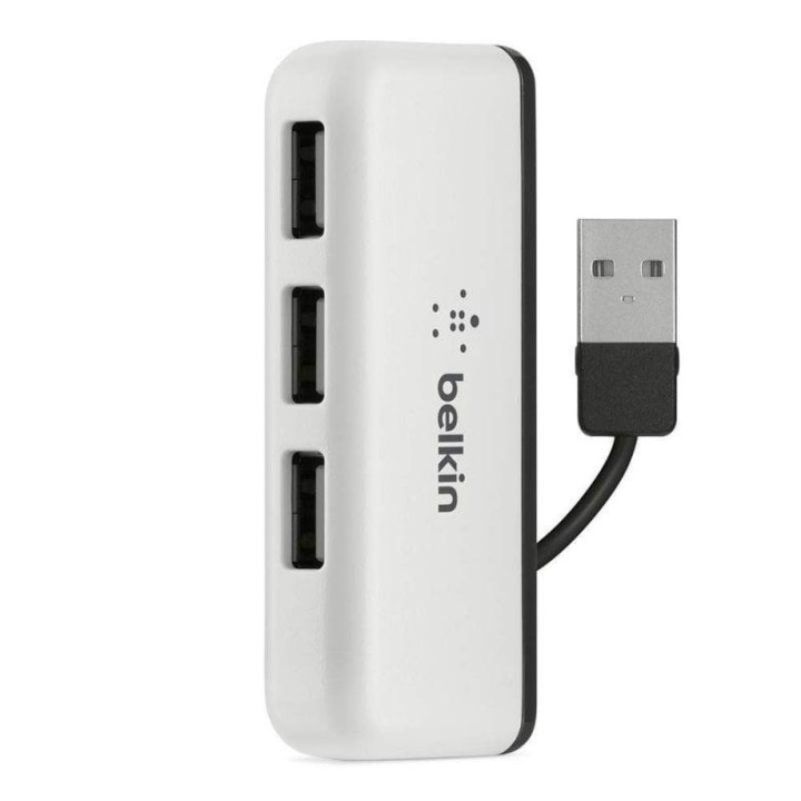 Belkin Hub Portátil USB 2.0 a 4x USB Blanco