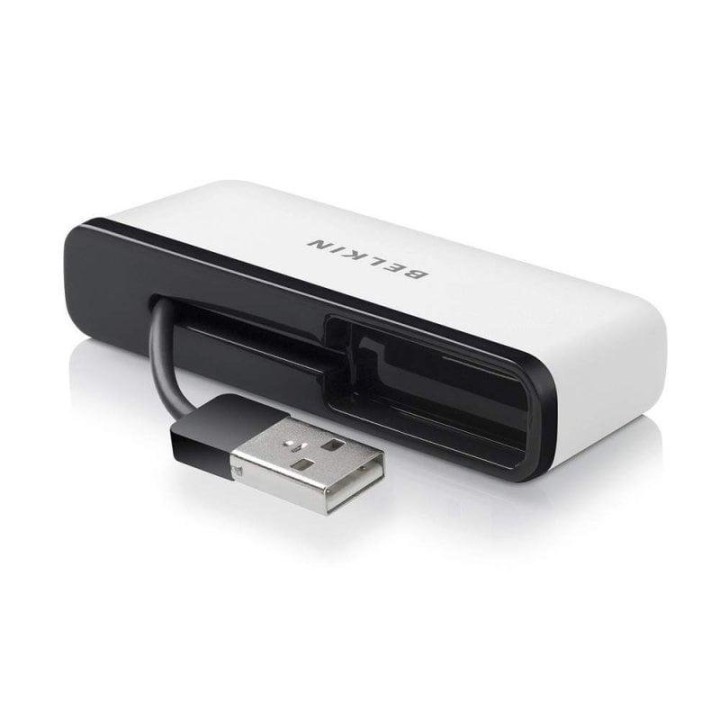 Belkin Hub Portátil USB 2.0 a 4x USB Blanco