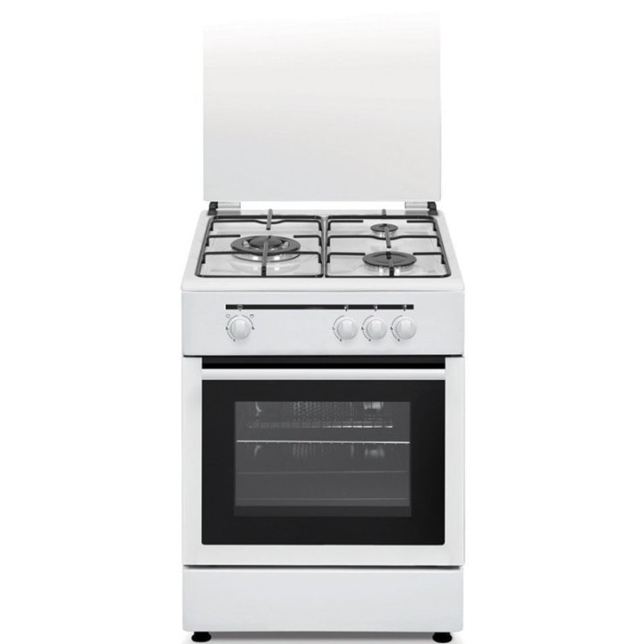 Vitrokitchen CB5530BB Cocina de Gas 3 Zonas Blanca