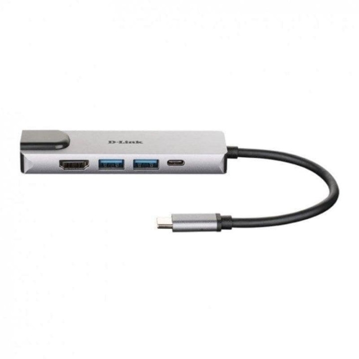 D-Link DUB-M520 Hub 5 en 1 HDMI 4K/RJ45/USB 3.0/USB-C