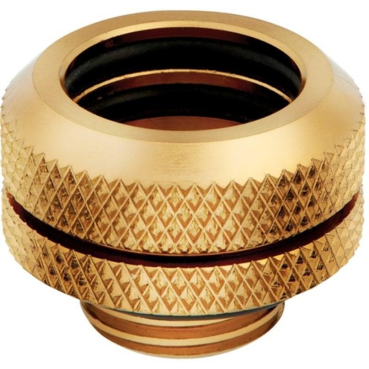 Corsair Conector 14 mm Hydro X Series XF Rígido Pack 4 Unidades Dorado