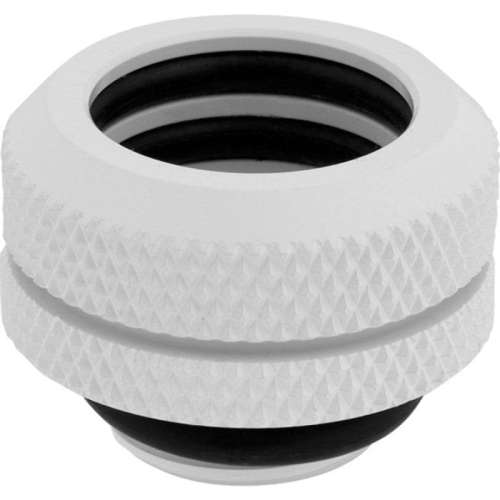 Corsair Conector 14 mm Hydro X Series XF Rígido Pack 4 Unidades Blanco