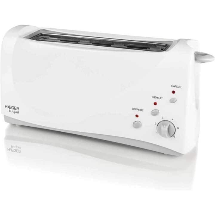 Haeger Bulgari Tostadora Ranura Larga 1000W