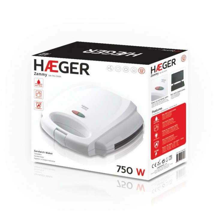 Haeger Zammy Sandwichera 750W