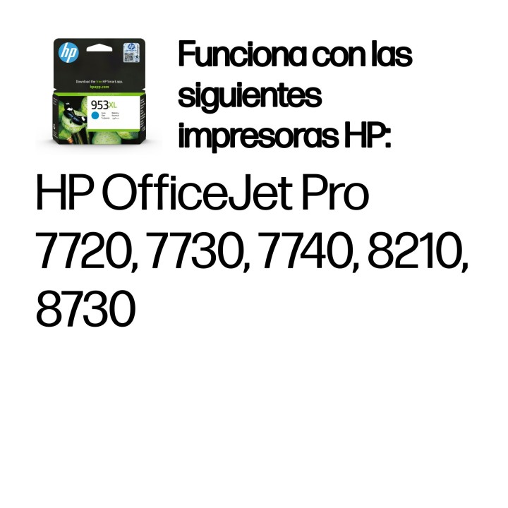 Tinta HP 953XL Cian 18ml 1450 páginas (F6U16AE)