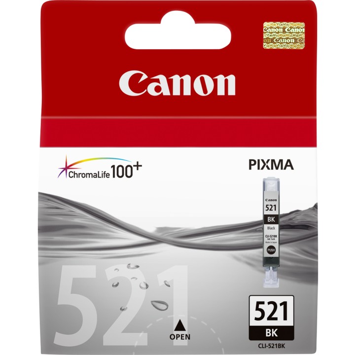 Tinta Canon CLI-521BK Negro (2933B001/8)