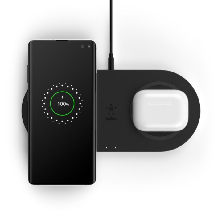 Belkin Boostcharge Base de Carga Dual Inalámbrica Negra