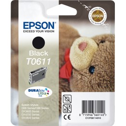 Tinta Epson T0611 Negro 8ml (C13T06114010)