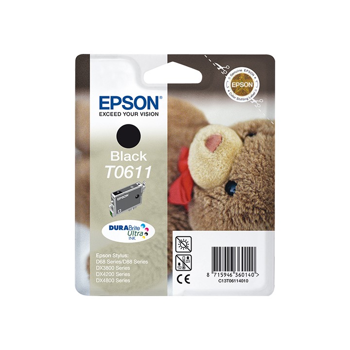 Tinta Epson T0611 Negro 8ml (C13T06114010)