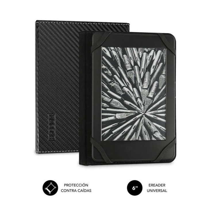 Subblim Clever Funda para Ebook 6" Negra