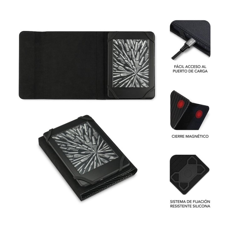 Subblim Clever Funda para Ebook 6" Negra