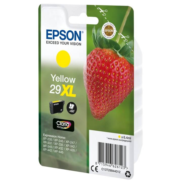 Tinta Epson 29XL T2994 Amarillo 6.4ml (C13T29944012)