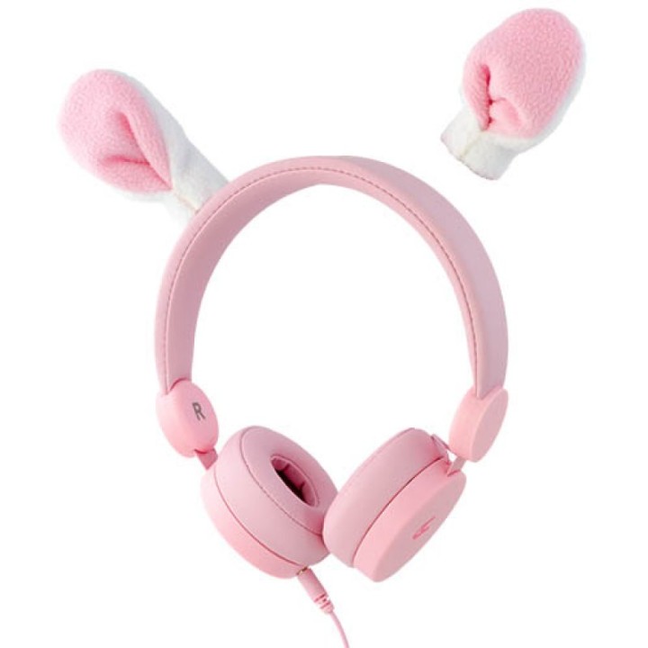 Avenzo AV-HP2100 Auriculares con Luces LED Conejo Rosa