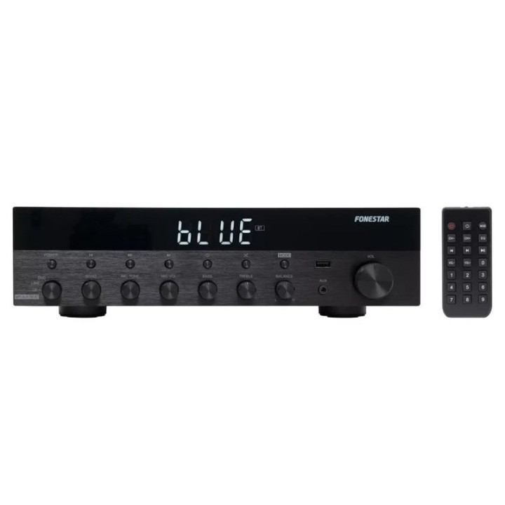 Fonestar AS-3030 Amplificador Estéreo Hi-Fi 30+30W RMS Bluetooth/USB/FM