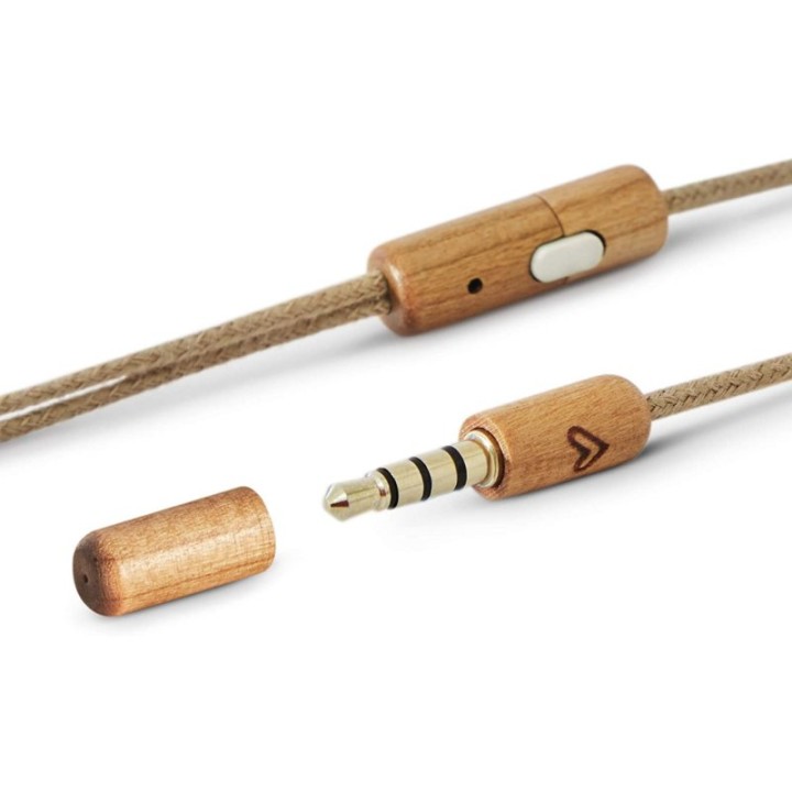 Energy Sistem Earphones Eco Auriculares con Micrófono Cherry Wood