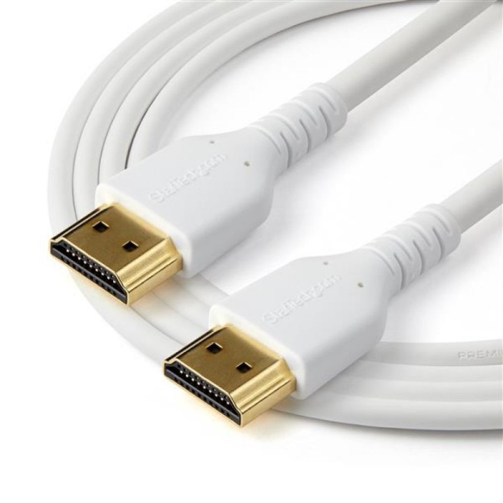 StarTech Cable de 2m HDMI Premium de Alta Velocidad con Ethernet 4K60 Blanco