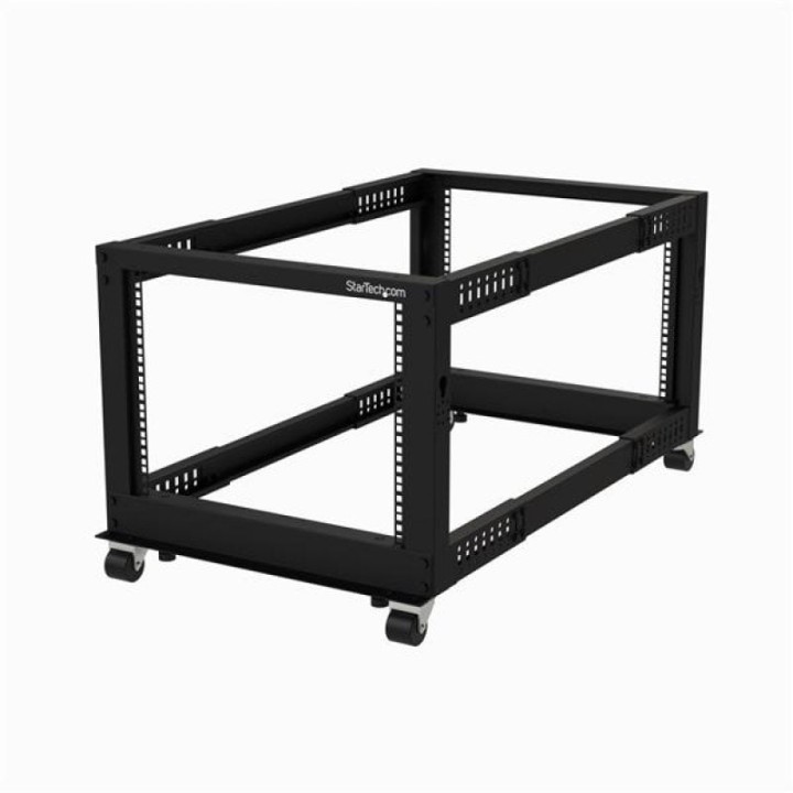 StarTech Rack de Marco Abierto 8U 4 Columnas Ajustable de 22 a 40IN