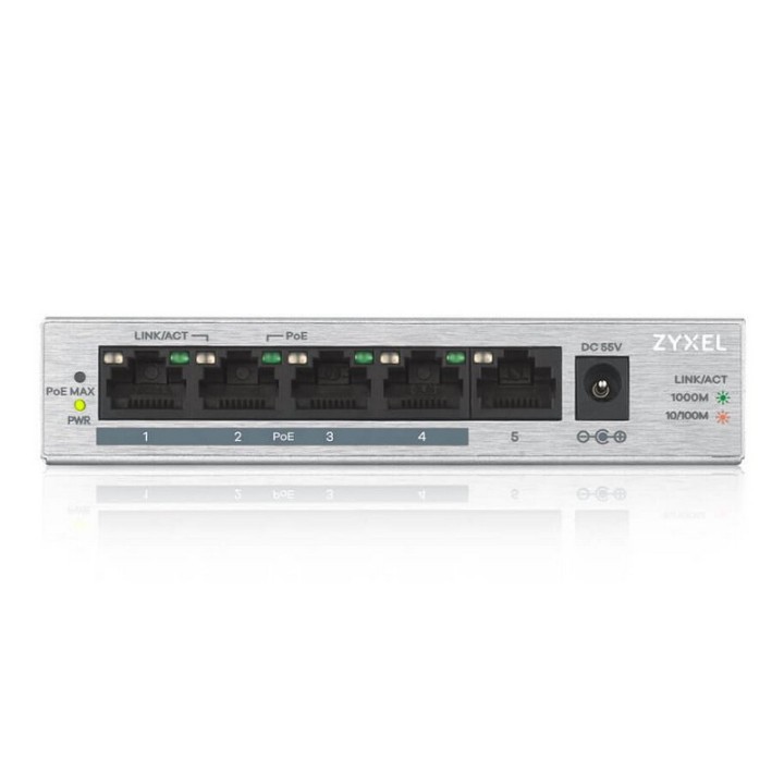 Zyxel GS1005HP Switch 5 Puertos Gigabit PoE+