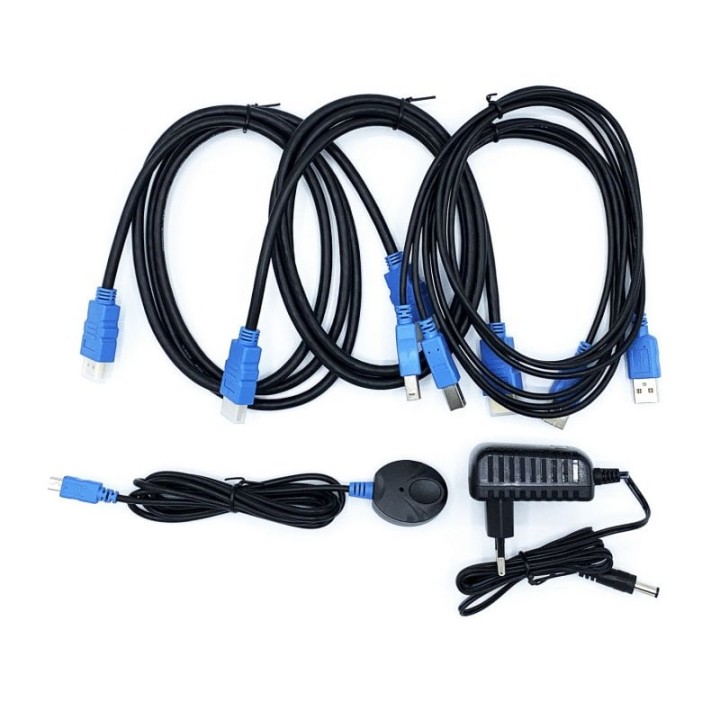 Aisens A111-0400 Switch KVM de Puertos USB + HDMI