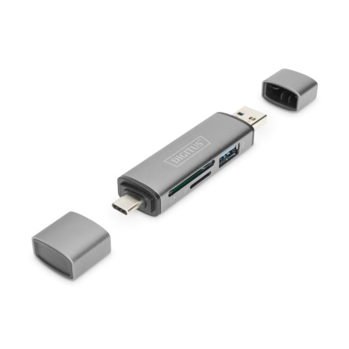 Digitus LEctor de Tarjetas USB Dual 3.0 OTG