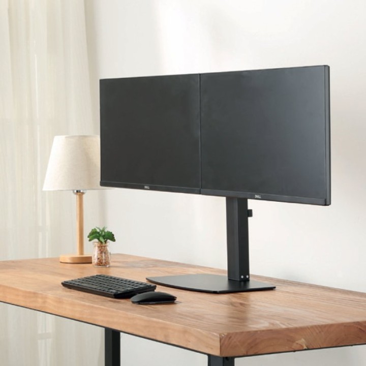 Ewent EW1538 Soporte Monitor 2 Brazos 13"-27" VESA 100x100 Máx 12Kg