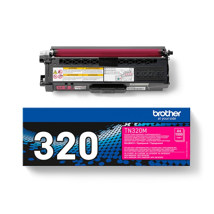 Toner BROTHER Laser Magenta 1500 páginas (TN-320M)