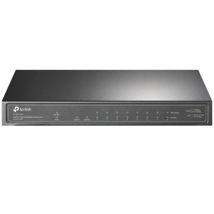 TP-Link TL-SG1210P Switch 9 Puertos PoE+ Gigabit + 1x SFP