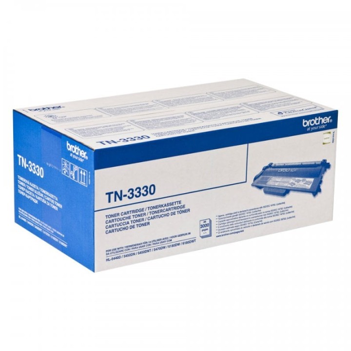 Brother TN-3330 Tóner Negro HL 5440D/5450DN/5470DW