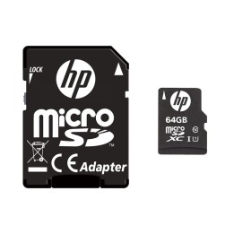 HP Micro SDXC 64GB UHS-I Clase 10 + Adaptador SD
