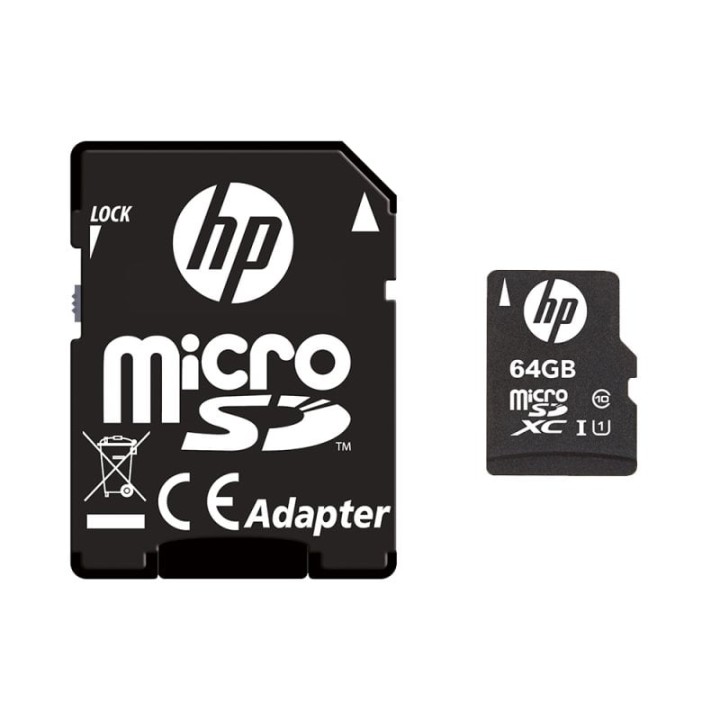 HP Micro SDXC 64GB UHS-I Clase 10 + Adaptador SD