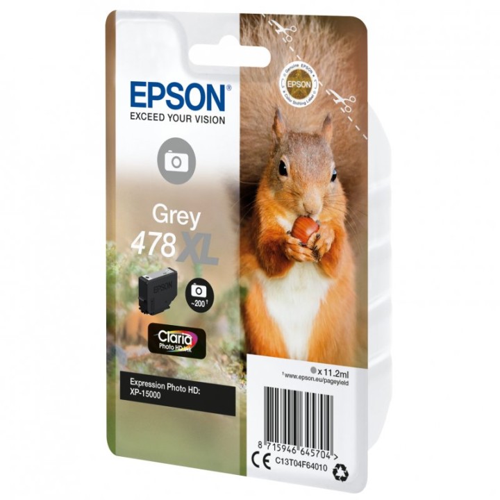 Epson 478XL Cartucho Gris para Epson Expression Photo
