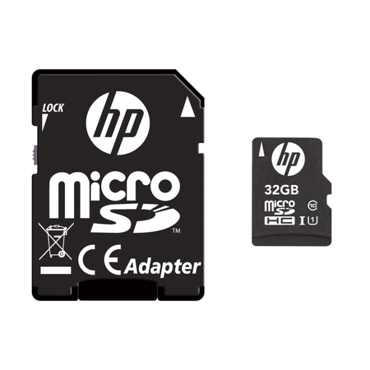 HP mi210 32GB MicroSDHC UHS-I U1 Clase 10 + Adaptador