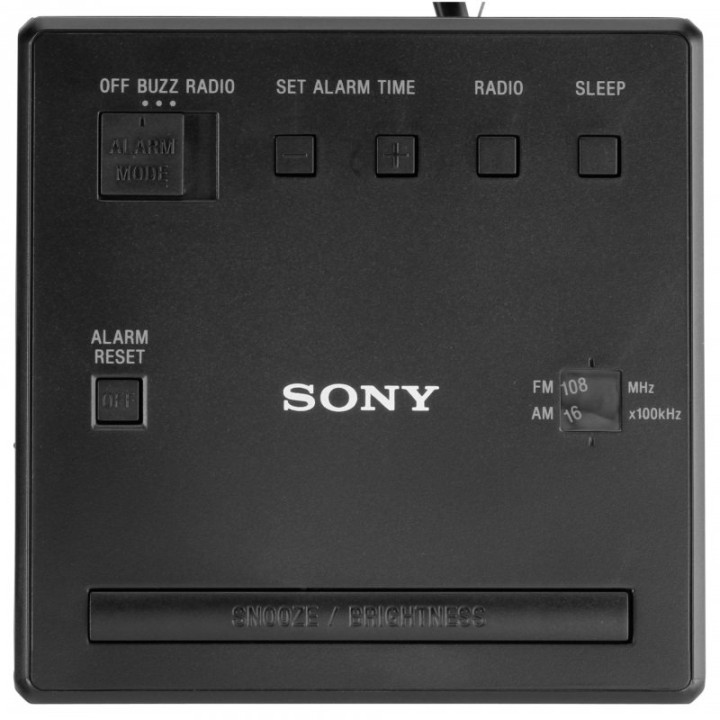 Sony ICF-C1 Radio Despertador Negro