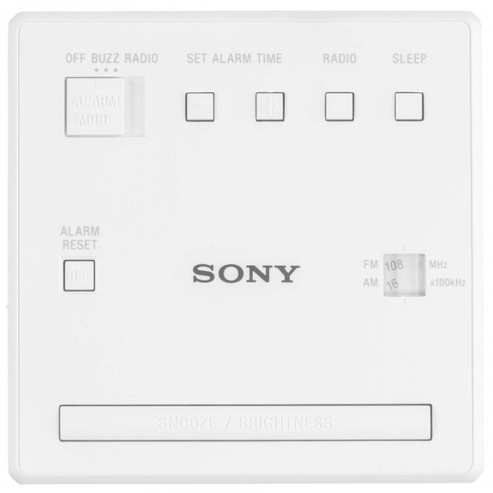 Sony ICF-C1 Radio Despertador Blanco