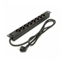 Phasak BNS 3518 Regleta 8 Tomas para Rack 19" 1U