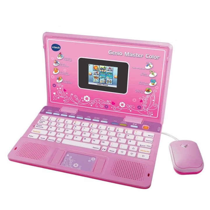 Vtech Ordenador Genio Máster Bilingüe Rosa