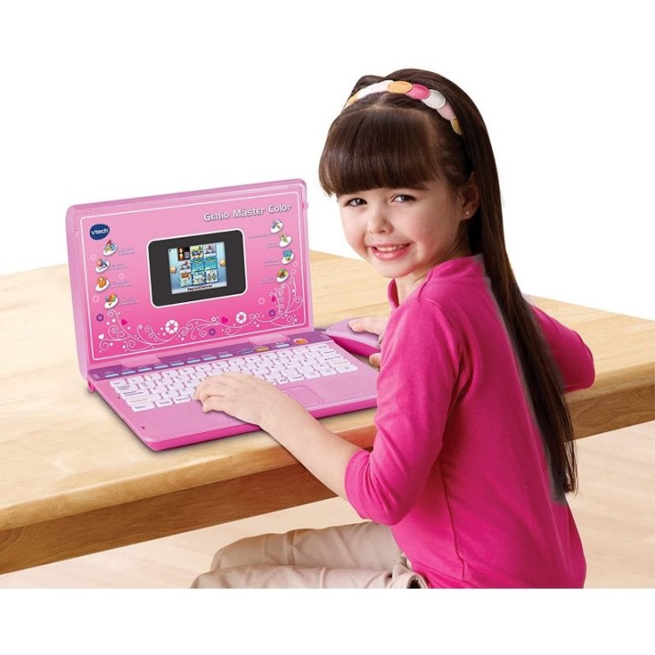 Vtech Ordenador Genio Máster Bilingüe Rosa