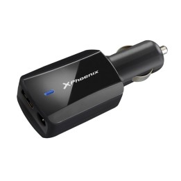 Phoenix Cargador Adaptador de Coche Universal 90W Negro