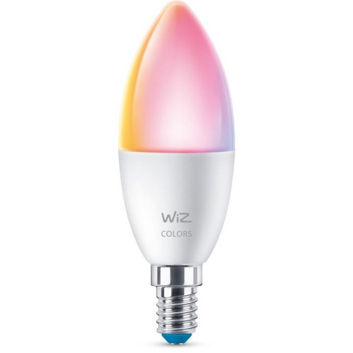 WIZ Vela Bombilla Inteligente LED Wi-Fi RGBW 40W C27 E14