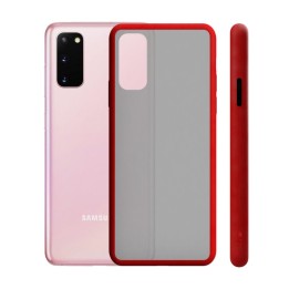 Ksix Funda Duo Soft Roja para Samsung Galaxy S20